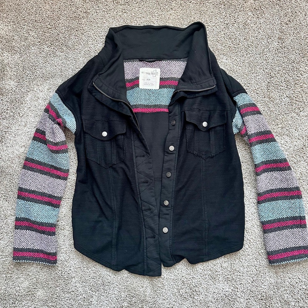 Free People Women's Small Shirt Jacket Shacket NICE